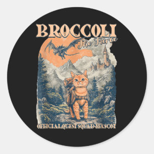 Adesivo Vintage Broccoli A Quest Squad Quarto Win