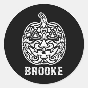 Adesivo Vintage Brooke Halloween Sugar Skull Design