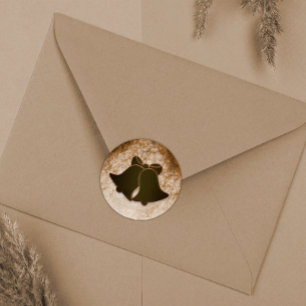 Adesivo Vintage Brown Bells Envelope Seals