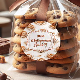 Adesivo Vintage Buttercream Bakery Business