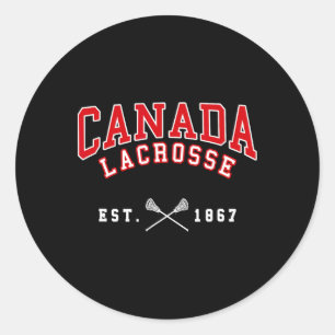 Adesivo Vintage Canada Lacrosse 1