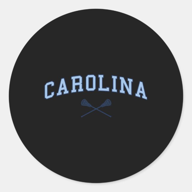 Adesivo Vintage Carolina Lacrosse 2 (Frente)