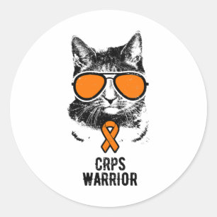Adesivo Vintage Cat Crps Warrior