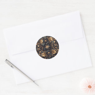 Adesivo Vintage Celestial Custom Envelope Sticker