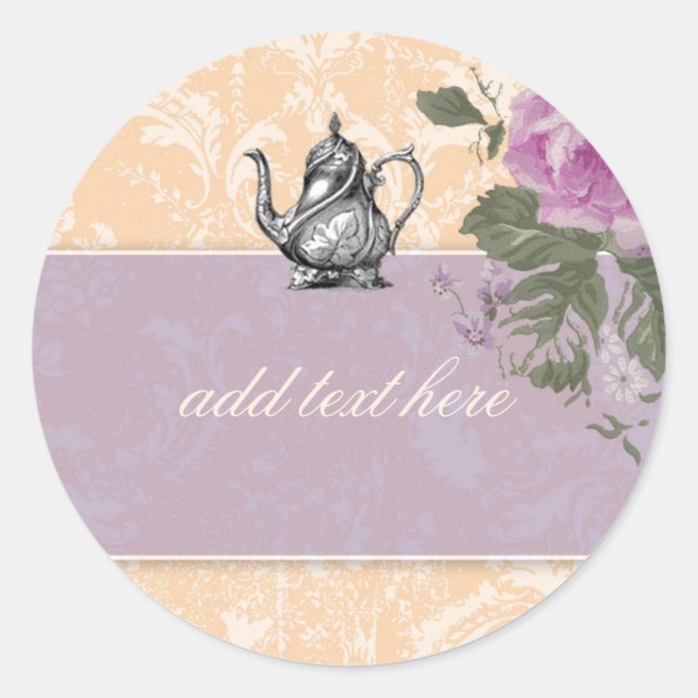 Adesivo Vintage Chá de panela Vintage - Vinhagem (Frente)