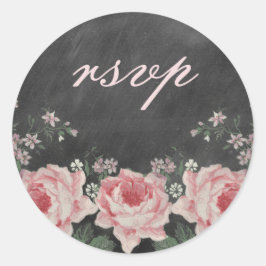 Adesivo Vintage Chalkboard Rosa RSVP Sticker