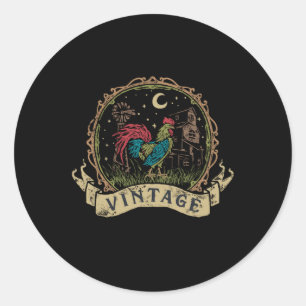 Adesivo Vintage Chicken