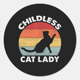 Adesivo Vintage Chilless Cat Lady
