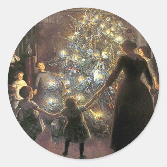 Adesivo Vintage_Christmas_dance_sticker (Frente)