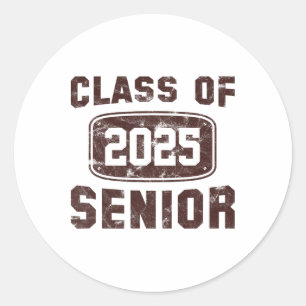 Adesivo Vintage Cl De 2025 Mais velho Graduation Boys Girl