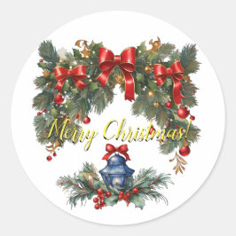 Adesivo Vintage Classic Christmas I