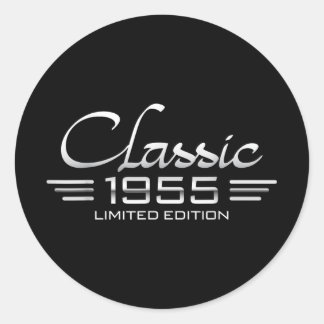 Adesivo Vintage Click 1955 70 Birthday Men 80 Anos B