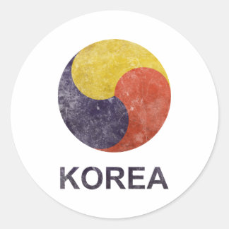 Adesivo Vintage Coreia