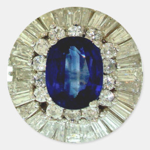 Adesivo Vintage Costume Jewelry Rhinestones Diamantes