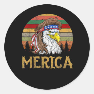 Adesivo Vintage Cottage Eagle Merica Indians
