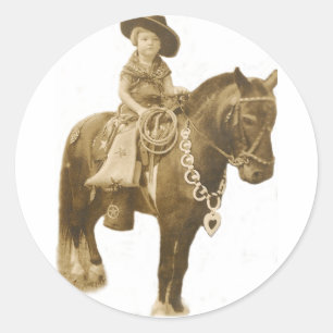 ADESIVO VINTAGE COWGIRL STICKER