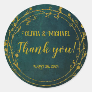 Adesivo Vintage Dark Green