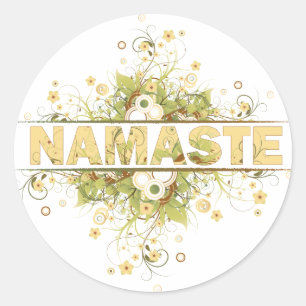 Adesivo Vintage de Namaste floral