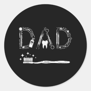 Adesivo Vintage Dentist Pai Padre Avô Dia de os pais Me