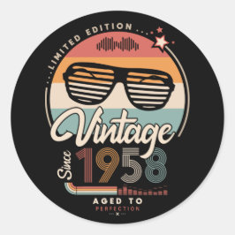 Adesivo Vintage desde 1958