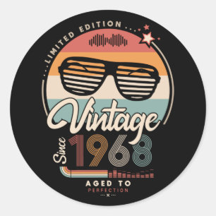 Adesivo Vintage desde 1968