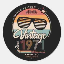 Adesivo Vintage desde 1971