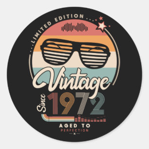 Adesivo Vintage desde 1972