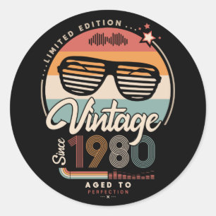 Adesivo Vintage desde 1980