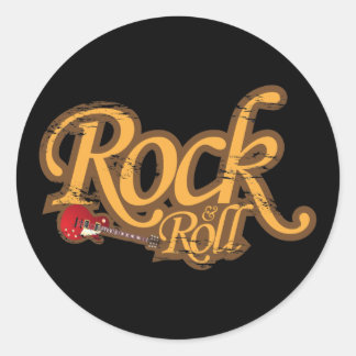 Adesivo Vintage Design Sticker - Rock 'n Roll