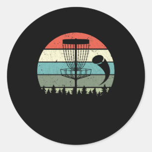 Adesivo Vintage Disk Golfing Sport Frisbee Disco Golf Play