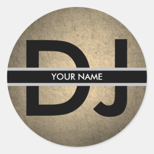 Adesivo Vintage DJ Sticker