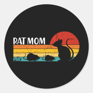 Adesivo Vintage do Amante de os animais do Dia de as mães