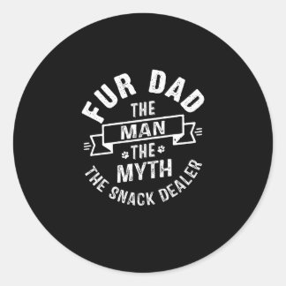 Adesivo Vintage Dog Pai Man Myth Snack Dealer Dia do Pai