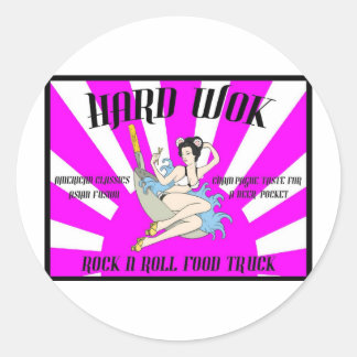 Adesivo Vintage Duro Wok Café Sinal