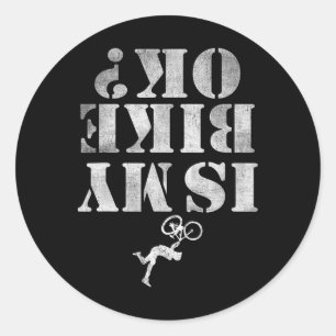 Adesivo Vintage é minha bicicleta de montanha ok divertido