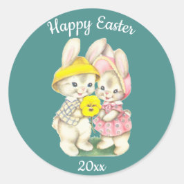 Adesivo "Vintage Easter Bunnies".
