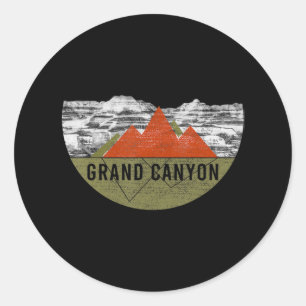 Adesivo Vintage EUA Mountain Hiking Grand Canyon Nacional