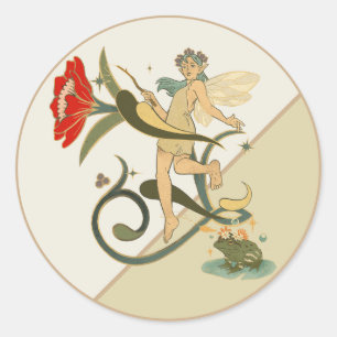 Adesivo Vintage Fairy