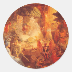 Adesivo Vintage Fairy Tale The Captive Robin de Fitzgerald