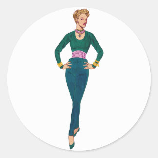 Adesivo Vintage Fashion Image Stickers