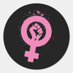 Adesivo Vintage Feminismo - Símbolo Design
