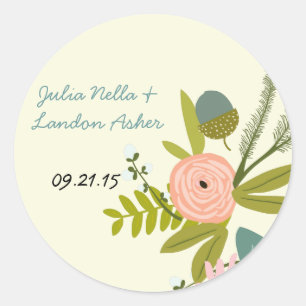 Adesivo Vintage Flora and Fauna Wedker Sticker