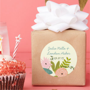 Adesivo Vintage Flora and Fauna Wedker Sticker