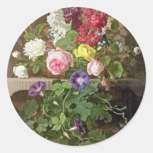 Adesivo vintage floral