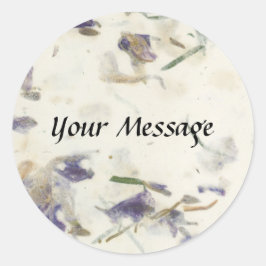 Adesivo Vintage Floral com Mensagem