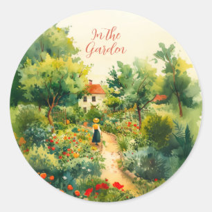 Adesivo Vintage Floral Garden