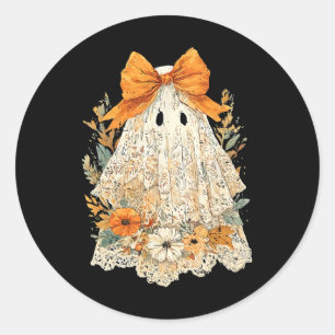 Adesivo Vintage Floral Halloween Fall Girly Ghost Lace Spo