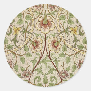Adesivo Vintage Floral Wallpaper Design - Daffodil