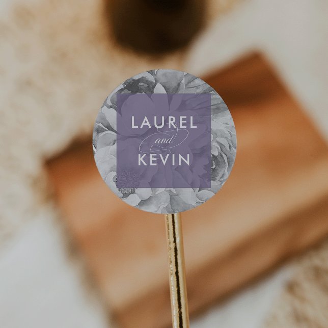 Adesivo Vintage Floral Wedkers | Violeta (Criador carregado)