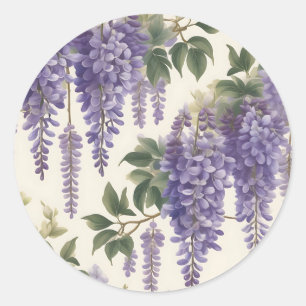 Adesivo Vintage Floral Wisteria
